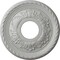 Ekena Millwork Palmetto Ceiling Medallion (Fits Canopies up to 4 7/8"), 12 1/8"OD x 3 1/2"ID x 1"P, Frost CM12PMFRF - alternate 1